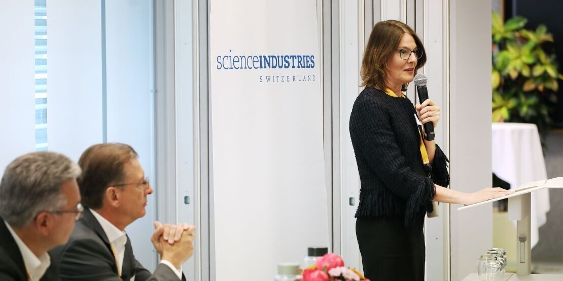 Passage de témoin chez scienceindustries: Annette Luther aux commandes